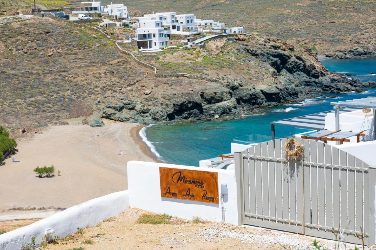 Miramare Suites Mykonos Merchia Beach Eksteriør billede